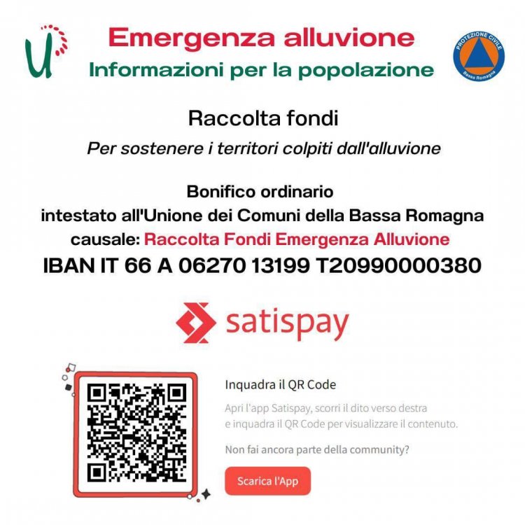 Emergenza Romagna: Vicino a loro